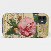 Antiek Franse Rozen Case-Mate iPhone Case (Achterkant (horizontaal))
