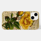 Antiek Franse Rozen Case-Mate iPhone Case (Achterkant (horizontaal))