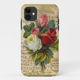 Antiek Franse Rozen iPhone 11 Hoesje