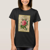 Antiek Franse Rozen T-shirt (Voorkant)