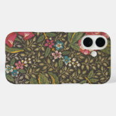 Antiek Franse Toile de Jouy 1800s Floral Branches Case-Mate iPhone Case (Achterkant (horizontaal))