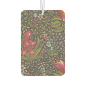 Antiek Franse Toile de Jouy 1800s Floral Branches Luchtverfrisser (Achterkant)