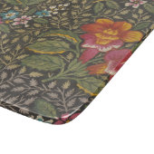 Antiek Franse Toile de Jouy 1800s Floral Branches Snijplank (Hoek)