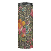 Antiek Franse Toile de Jouy 1800s Floral Branches Thermosbeker (Achterkant)