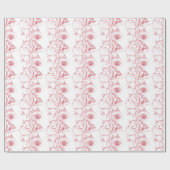 Antiek Franse toile Elegant Gift Wrap Cadeaupapier (Vlak)