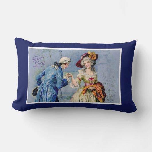 Antiek Franse True Love Pillow Kussen (Voorkant)