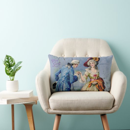 Antiek Franse True Love Pillow Kussen (Stoel)