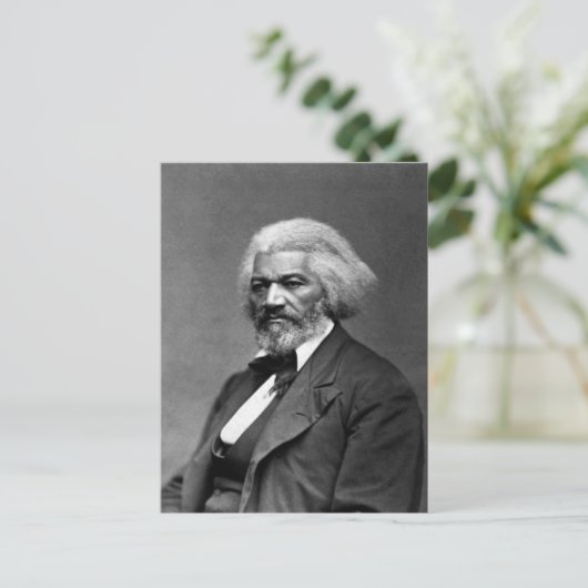 Antiek Frederick Douglass Portret Briefkaart (Staand voorkant)