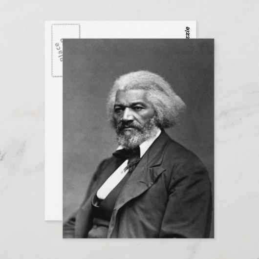 Antiek Frederick Douglass Portret Briefkaart (Voorkant / Achterkant)