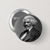 Antiek Frederick Douglass Portret Ronde Button 5,7 Cm (Voorkant /achterkant)