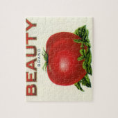 Antiek fruitkistlabel, Arcadia Beauty Tomaten Legpuzzel (Verticaal)
