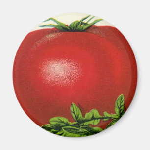 Antiek fruitkistlabel, Arcadia Beauty Tomaten Magneet