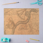 Antiek Galaxy Map Series Design 3 Tissuepapier (Craft)