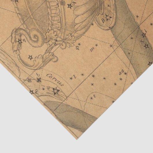 Antiek Galaxy Map Series Design 3 Tissuepapier (Detail)