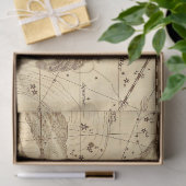 Antiek Galaxy Map Series Design 8 Tissuepapier (Geschenk)