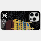 ANTIEK GALLEON- EN PIRATE-BEHANDELING Case-Mate iPhone CASE (Achterkant (horizontaal))
