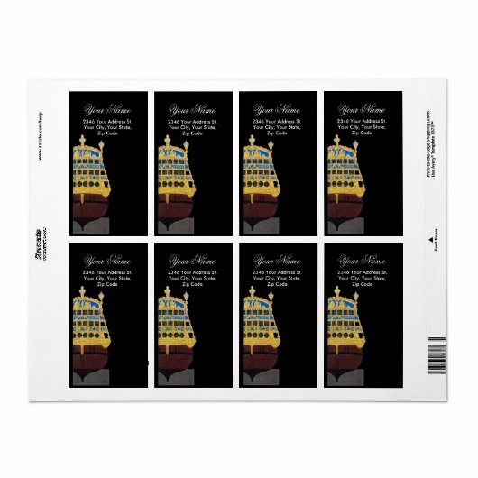 ANTIEK GALLEON ETIKET (Full Sheet)