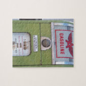 Antiek gaspomp legpuzzel (Horizontaal)