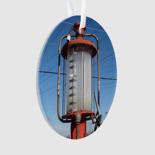 Antiek gaspomp ornament (voorkant)