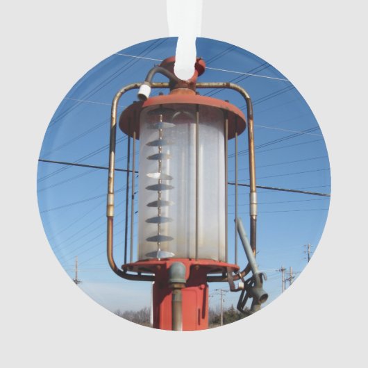 Antiek gaspomp ornament (achterkant)