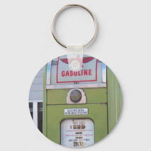 Antiek gaspomp sleutelhanger