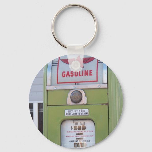 Antiek gaspomp sleutelhanger (Voorkant)