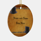 Antiek Gay Wedding Custom Ornament Favors (Rechts)