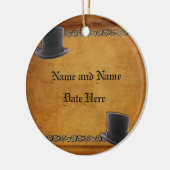 Antiek Gay Wedding Custom Ornament Favors (Links)