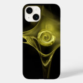 ANTIEK GEEL FRACTAAL ROOS Case-Mate iPhone CASE (Achterkant)