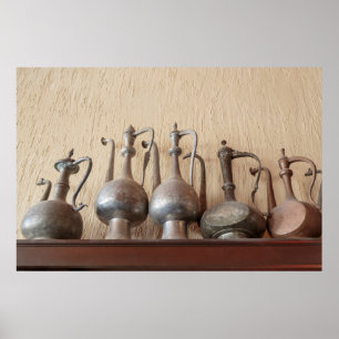 Antiek gegraveerde Kettles Poster