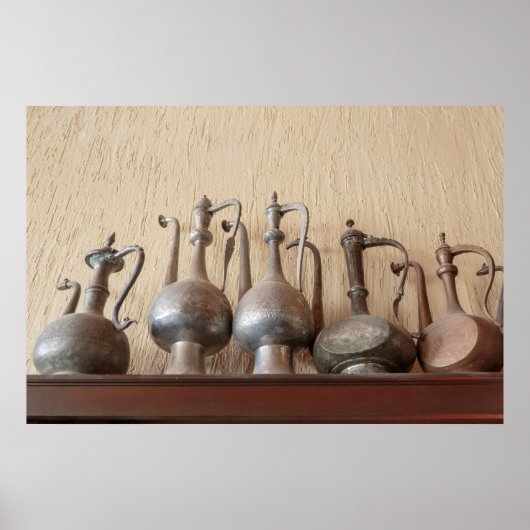 Antiek gegraveerde Kettles Poster (Voorkant)