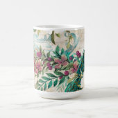 Antiek geïllustreerd perceel- en bloembollen koffiemok (Center)