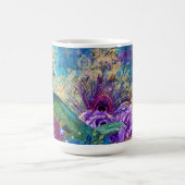 Antiek geïllustreerd perceel- en bloembollen koffiemok (Center)