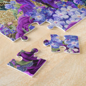 Antiek geïllustreerd perceel- en bloembollen legpuzzel (Zijkant)