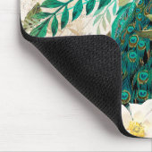 Antiek geïllustreerd perceel- en bloembollen muismat (Hoek)