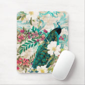 Antiek geïllustreerd perceel- en bloembollen muismat (Met muis)