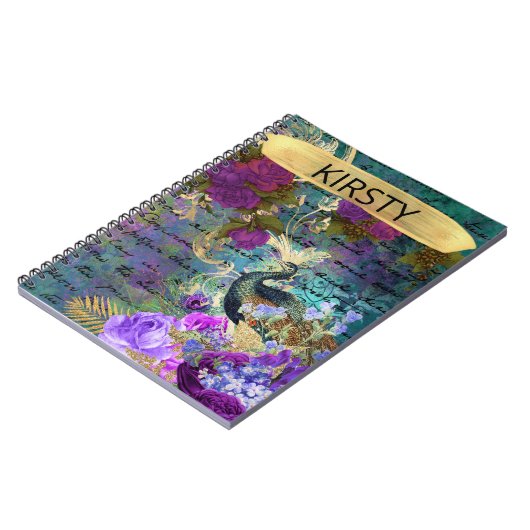 Antiek geïllustreerd perceel- en bloembollen notitieboek (Linkerzijde)