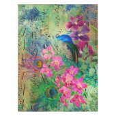 Antiek geïllustreerd perceel- en bloembollen tafelkleed (Voorkant)