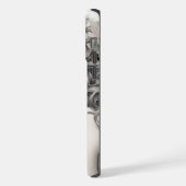 Antiek gekleurd, nog steeds fijn kunstschilder iPhone hoesje (Linkerkant)