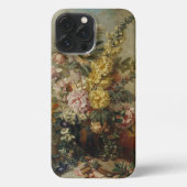 Antiek gekleurd, nog steeds fijn kunstschilder iPhone hoesje (Achterkant)