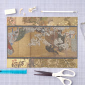 Antiek gelakte kersenbloesems tissuepapier (Craft)