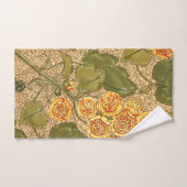 Antiek gele bloemenhanddoek bad handdoek (Handdoek)