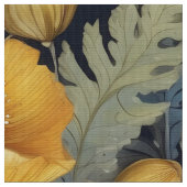 Antiek  gele klaprozen stof (Close Up)