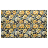 Antiek  gele klaprozen stof (Yard (91,4 cm))