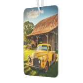  Antiek gele vrachtwagen Luchtverfrisser (Links)