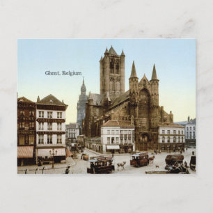 Antiek - Gent, België Briefkaart