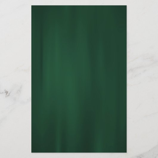 Antiek Geometric Gold Lijst Emerald Wedding Menu (Achterkant)