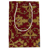 Antiek Geometrisch Oriental Persian Red Pattern Medium Cadeauzakje (Voorkant)