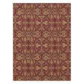 Antiek Geometrisch Oriental Persian Red Pattern Tafelkleed (Voorkant)