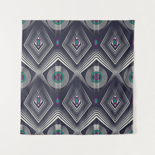 Antiek geometrisch Ornament, stijlvolle textuur. Wandkleed